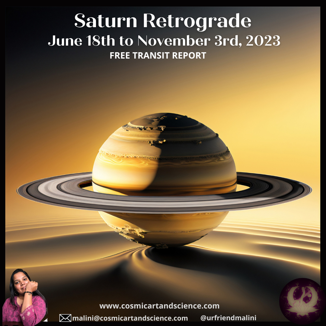 Saturn Retrograde in Aquarius June 17th to Nov 4th 2023